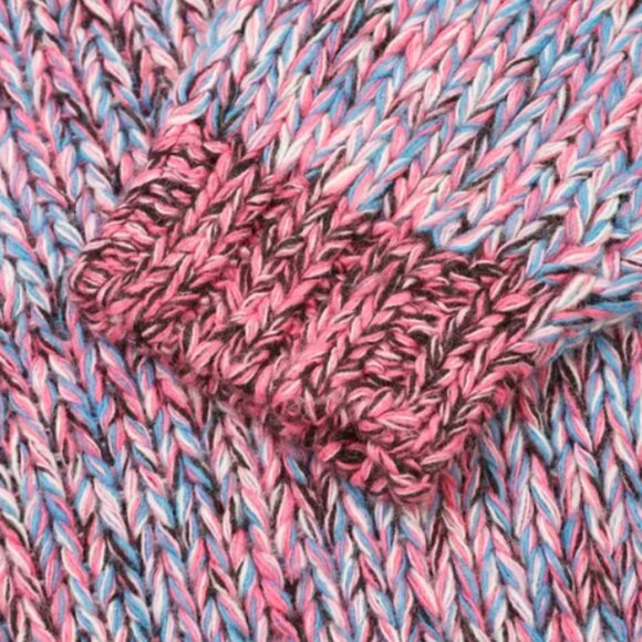 NEW Fabrique Sam Frenzel Oversize Phoebe Chunky Sweater Iceland Wool Pink (XL) - Picture 3 of 6